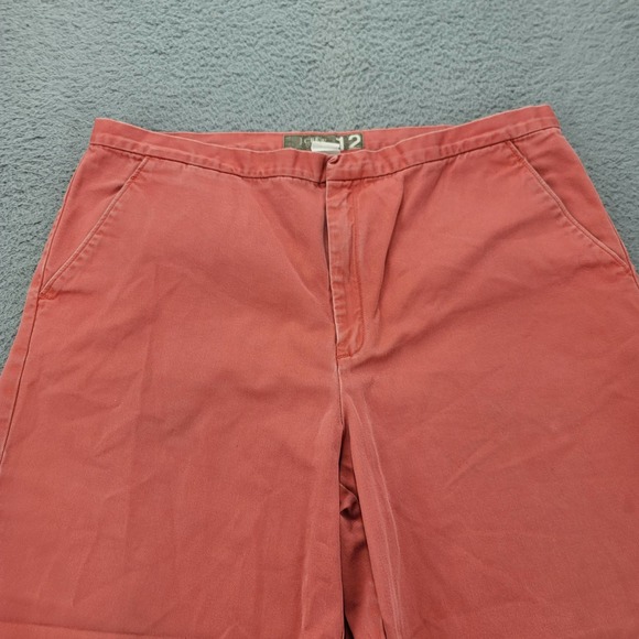 J.Crew Pants Womens 12 Pink Chinos Flat Front Barbiecore Classic Straight Leg - Picture 2 of 16